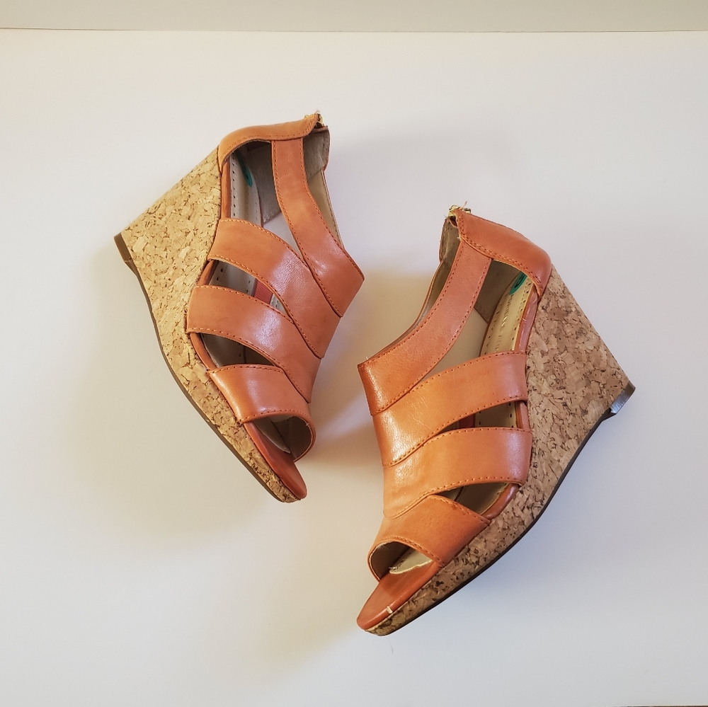 Adrienne Vittadini Av-Cate Wedge Sandals | Sz 8